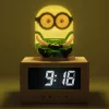 Paladone Minions Icon modinātājs - digitālais LED, USB barošana, snaudas funkcija
