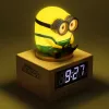 Paladone Minions Icon modinātājs - digitālais LED, USB barošana, snaudas funkcija