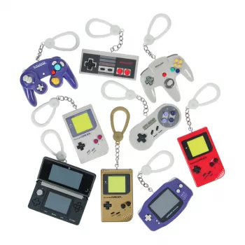 Paladone Nintendo Backpack Buddies Series 3 Kolekcionējamie Atslēgu Piekares Blind Bags (24-Pack Counter Display Unit, V3)