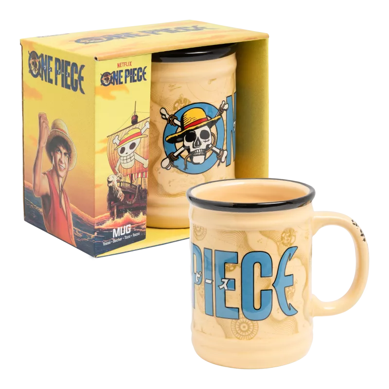 Paladone One Piece formas krūze - Monkey D. Luffy 350ml keramika