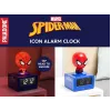 Paladone Spider-Man Icon modinātājpulkstenis - digitāls LED, sarkans/melns