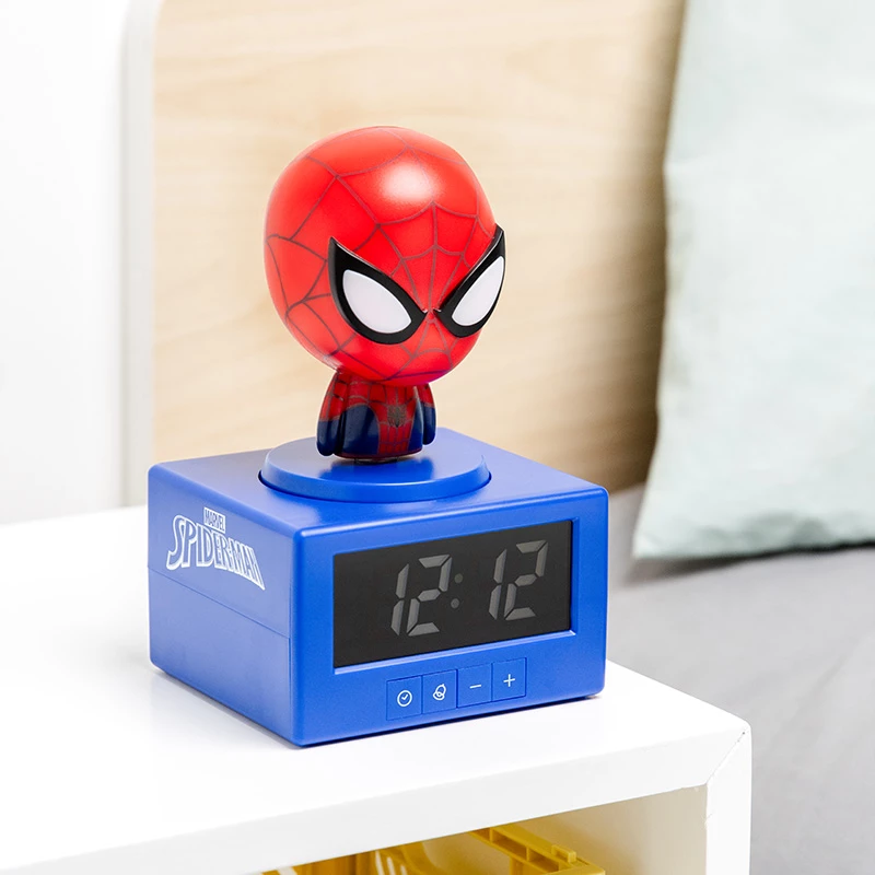 Paladone Spider-Man Icon modinātājpulkstenis - digitāls LED, sarkans/melns