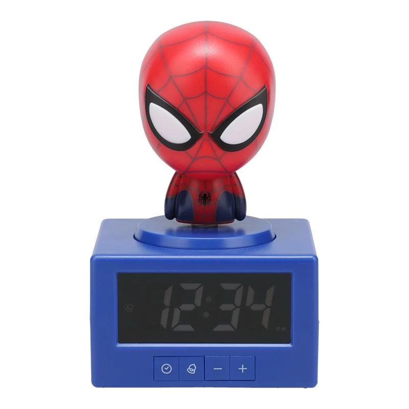Paladone Spider-Man Icon modinātājpulkstenis - digitāls LED, sarkans/melns