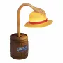 Paladone Salmu cepures pozējams LED lukturis - One Piece Luffy galda lampa, USB barošana