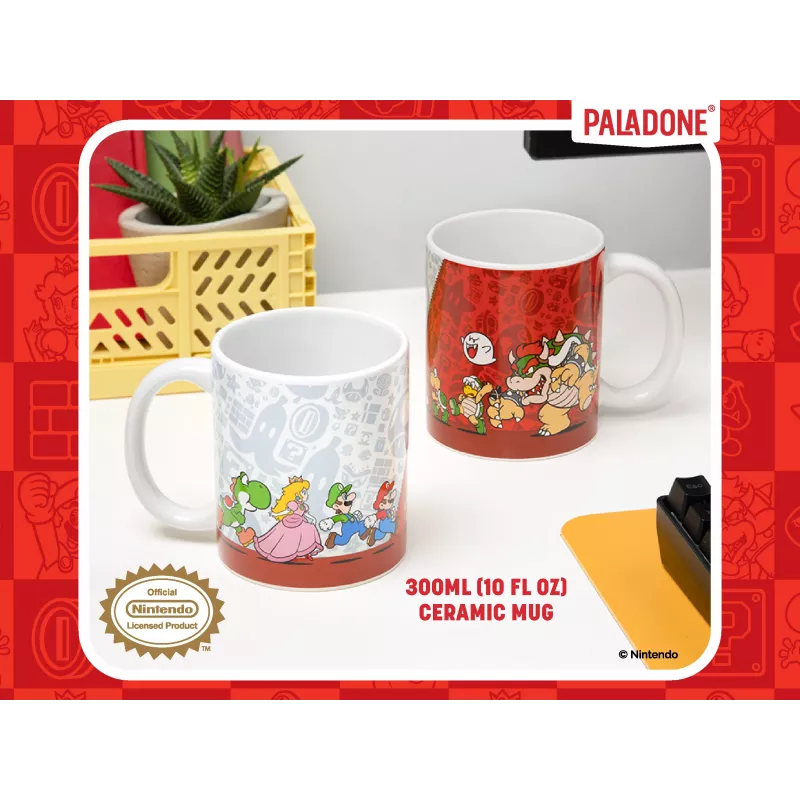 Paladone Super Mario Krūze - Siltuma maiņas Jautājumu Bloks Keramika 300ml