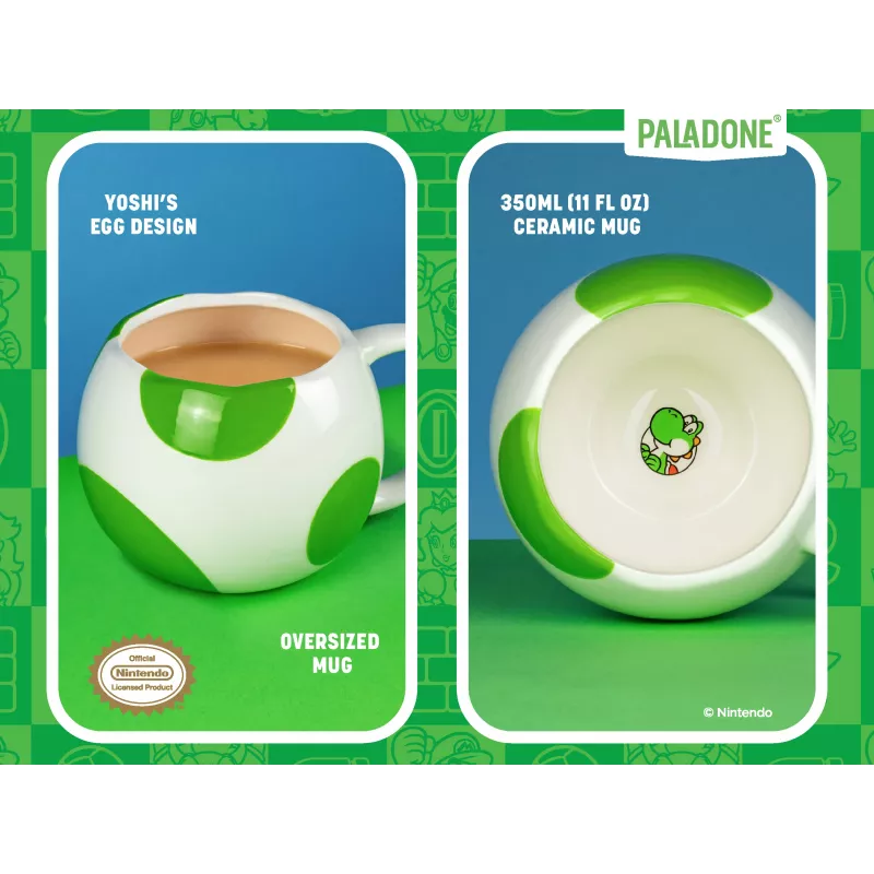 Paladone Yoshi olas formas krūze