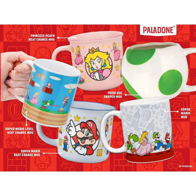 Paladone Yoshi olas formas krūze
