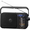 Panasonic RF-2400DEG-K pārnēsājams analogais AM/FM radio - melns