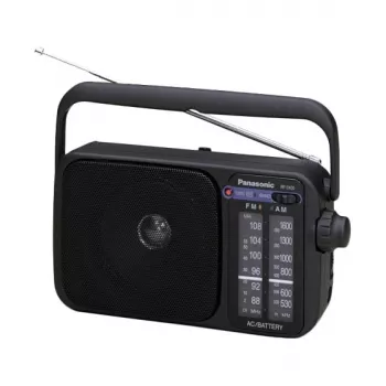 Panasonic RF-2400DEG-K pārnēsājams analogais AM/FM radio - melns
