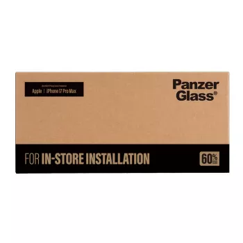 PanzerGlass 2-Way Privacy Screen Protector iPhone 17 Pro Max, Ultra-Wide Fit, FastFit saderīgs, rūdīts stikls, caurspīdīgs, 1 iepakojums
