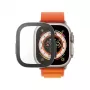 PanzerGlass pilna korpusa ekrāna aizsargs Apple Watch Ultra / Ultra 2 (49 mm) – melns