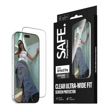PanzerGlass SAFE. ekrāna aizsargs iPhone 18 Pro / 17 Pro