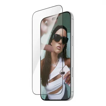 PanzerGlass SAFE ekrāna aizsargplēve iPhone 18 Pro Max/17 Pro Max - īpaši plata rūdītā stikla, antibakteriāla, 9H cietība