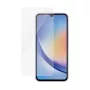 PanzerGlass Ultra-Wide Fit rūdīta stikla ekrāna aizsargs Samsung Galaxy A34 5G (caurspīdīgs, 9H cietība, pretmikrobu, no malas līdz malai)