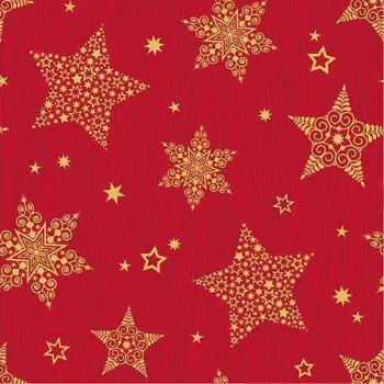 Papstar 88169 sarkanas papīra salvetes, 2 kārtu, 33 x 33 cm, 100 gab., FSC sertificētas, vienreizlietojamas