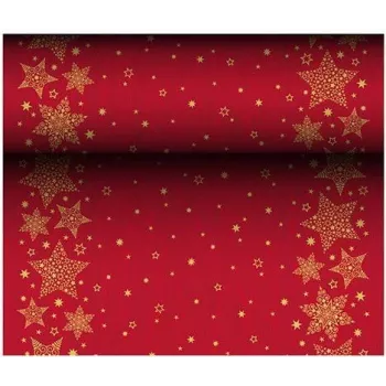 Papstar 88171 Sarkans celulozes galda celiņa rullis, 400 mm x 24 m, vienreizlietojams, bioloģiski noārdāms