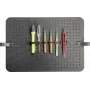 PARAT CLASSIC perforēts instrumentu kofera ieliktņa panelis elastīgai instrumentu organizēšanai, melns, 460 x 310 x 5 mm 497000171