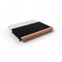 PATCHBOX 8RU STP CAT6A 8 portu ekranēts sadales panelis (oranžs)