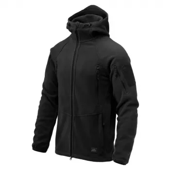 Patriot Mk 2 Hybrid Fleece Hoodie - Melns
