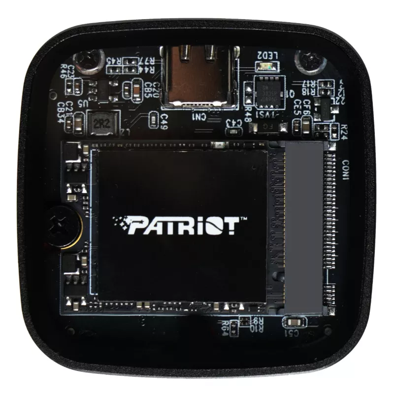 PATRIOT PDP31 pārnēsājams SSD 500GB M.2 2230 NVMe USB 3.2 Gen 2 Type-C melns