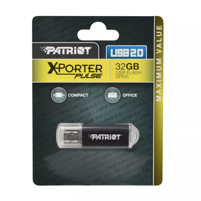 Patriot Xporter 32GB USB 2.0 zibatmiņa - melna