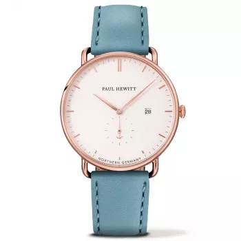 PAUL HEWITT Everpulse Vīriešu Pulkstenis PHTGARW23M 42mm Nerūsējošā Tērauda Siets Melns