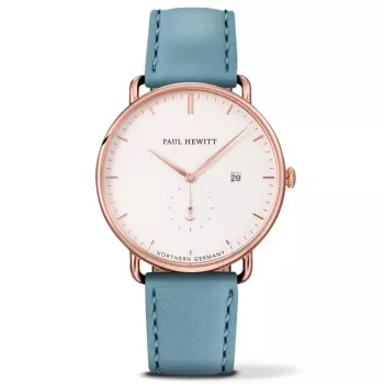 PAUL HEWITT Grand Atlantic vīriešu pulkstenis PHTGARW23S 42mm Sudraba nerūsējošā tērauda siets