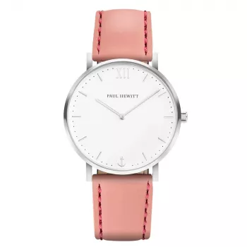 PAUL HEWITT Unisex Pulkstenis Sailor Line Nerūsējošā Tērauda Siets Stikls Sudrabs 39mm PH-SA-SSTW24S
