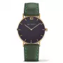 Paul Hewitt Sieviešu Sailor Line kvarca pulkstenis PHSAGSTB12M 39mm Melns Nerūsējošā tērauda siets