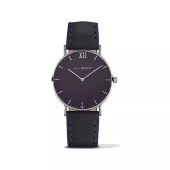 PAUL HEWITT Sieviešu pulkstenis Sailor Line PHSASSTB11S 39mm Roze zelts Nerūsējošais tērauds Siets Melns ciparnīca