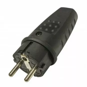 PAWBOL D.3158L LUX pārnēsājams gumijas strāvas spraudnis 250V 16A IP44 Schuko