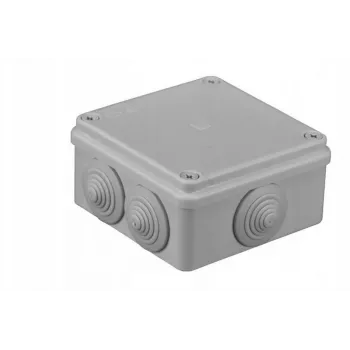 PAWBOL S-BOX 106 Halogen-Free IP65 Sadales kārba 100x100x50mm Pelēka