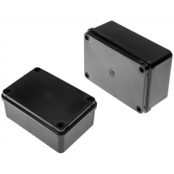 PAWBOL S-BOX 216C Hermētiskā sadales kārba 120x80x50 mm IP65 Halogen-Free Melna