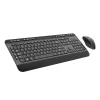 PCBuilder ALPHA klusā bezvadu tastatūra un pele komplektā