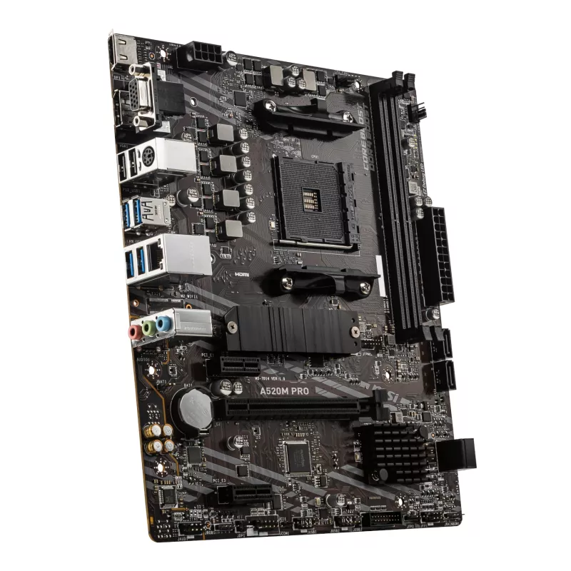 PCBuilder AMD Ryzen 3 3200G LEVEL UP Core uzlabošanas komplekts, A520M Micro-ATX, 8 GB DDR4 2666 MHz
