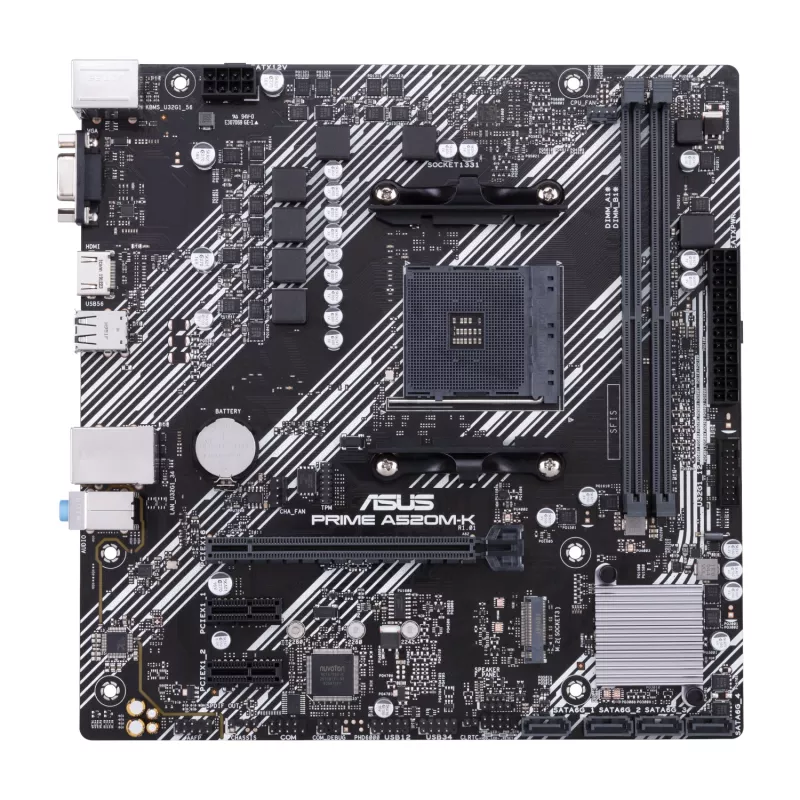 PCBuilder AMD Ryzen 5 3400G LEVEL UP Core uzlabošanas komplekts, ASUS A520M Micro-ATX, 16 GB DDR4 3200 MHz