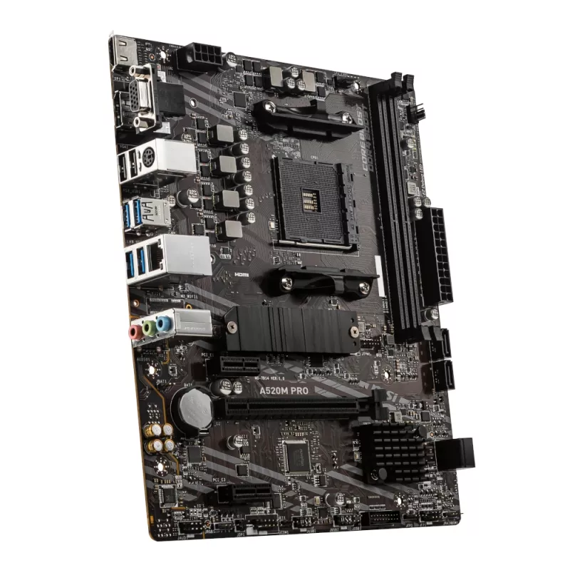 PCBuilder AMD Ryzen 5 5600GT LEVEL UP Core uzlabošanas komplekts, MSI A520M Micro-ATX, 16 GB DDR4 3200 MHz