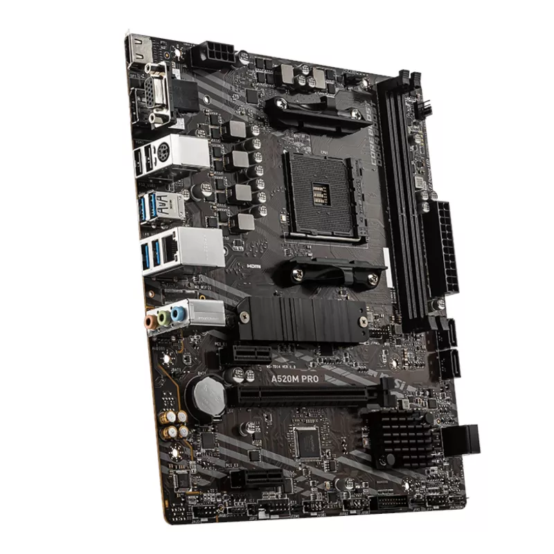 PCBuilder AMD Ryzen 5 5600XT LEVEL UP Core uzlabošanas komplekts - MSI A520M, 16GB DDR4 3600MHz, Micro-ATX