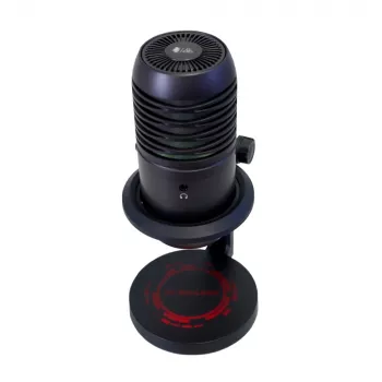 PCBuilder CAST CORE USB spēļu mikrofons - kondensatora, kardioīds, RGB, USB-C