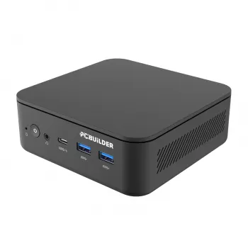 PCBuilder CUBE Intel Core 3-100U 12GB DDR5 512GB Windows 11 Pro Mini dators