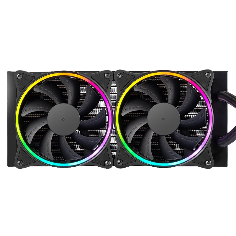 PCBuilder Hydro Chill 240MM AIO šķidruma CPU dzesētājs ARGB