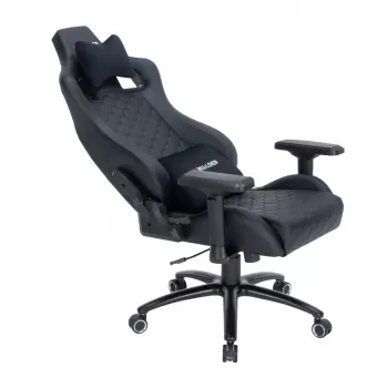 PCBuilder NAVIGATOR X spēļu krēsls - Premium PU āda, 3D roku balsti, 150kg ietilpība
