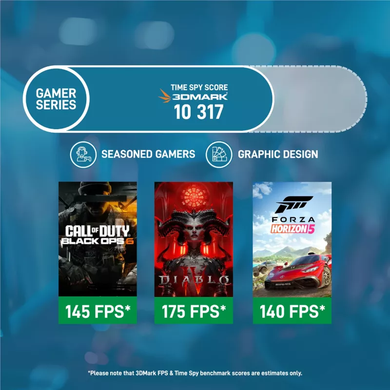 PCBuilder PATHFINDER spēļu dators, AMD Ryzen 5 5600XT, Radeon RX 7600 8GB, 16GB DDR4, 1TB NVMe SSD, Windows 11