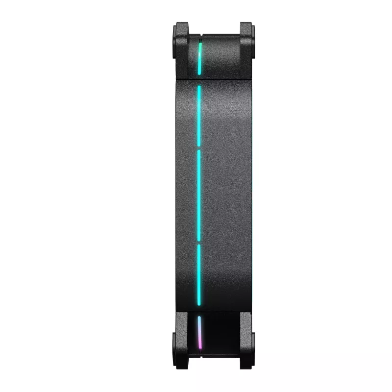 PCBuilder TORNADO CHILL ARGB 120mm ventilatoru komplekts - 3 gab., adresējams RGB, PWM, hidrauliskais gultnis, 65 CFM, 6 portu centrmezgls