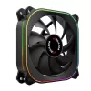 PCBuilder TORNADO CHILL ARGB 120mm ventilatoru komplekts - 3 gab., adresējams RGB, PWM, hidrauliskais gultnis, 65 CFM, 6 portu centrmezgls