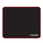 PCBuilder TRACK mazais peles paliktnis – auduma virsma, pretsvītru šūtas malas, neslīdoša gumijas pamatne, 3 mm biezs, melns