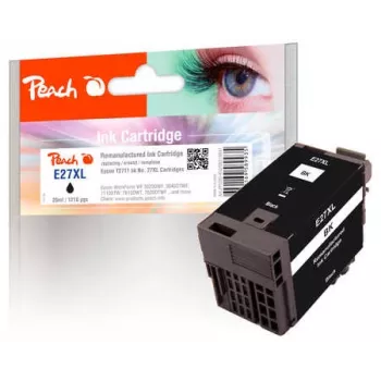 PEACH PI200-450 Black Ink Cartridge Compatible with Epson 27XL (C13T27114010)