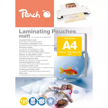 Peach S-PP525-22 Caurspīdīgs Matēts A4 0.125 mm 216 mm 303 mm
