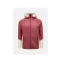 PEAK PERFORMANCE M Rider Essentials Midlayer Zip Hood Vīriešu Sarkans L