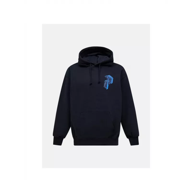 PEAK PERFORMANCE M Terry Graphic Hood Melns - M